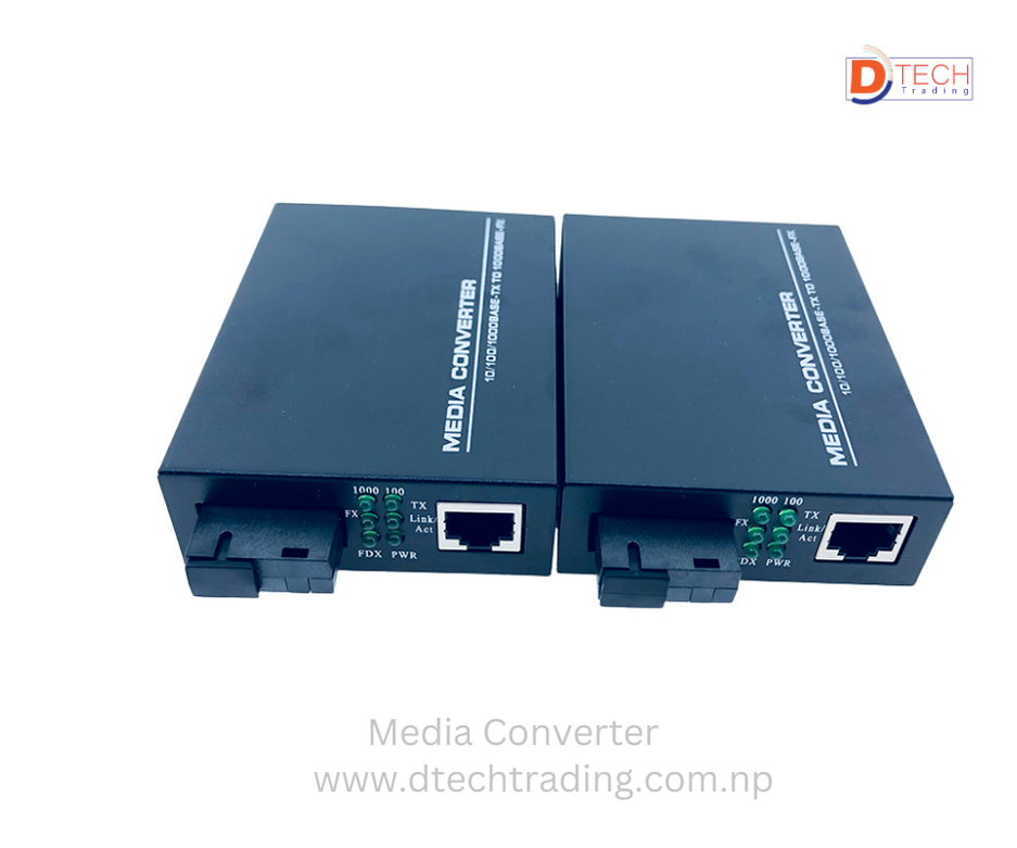 Media Converter 10/100 20KM 1RJ45 SM single fiber SC (A/B)